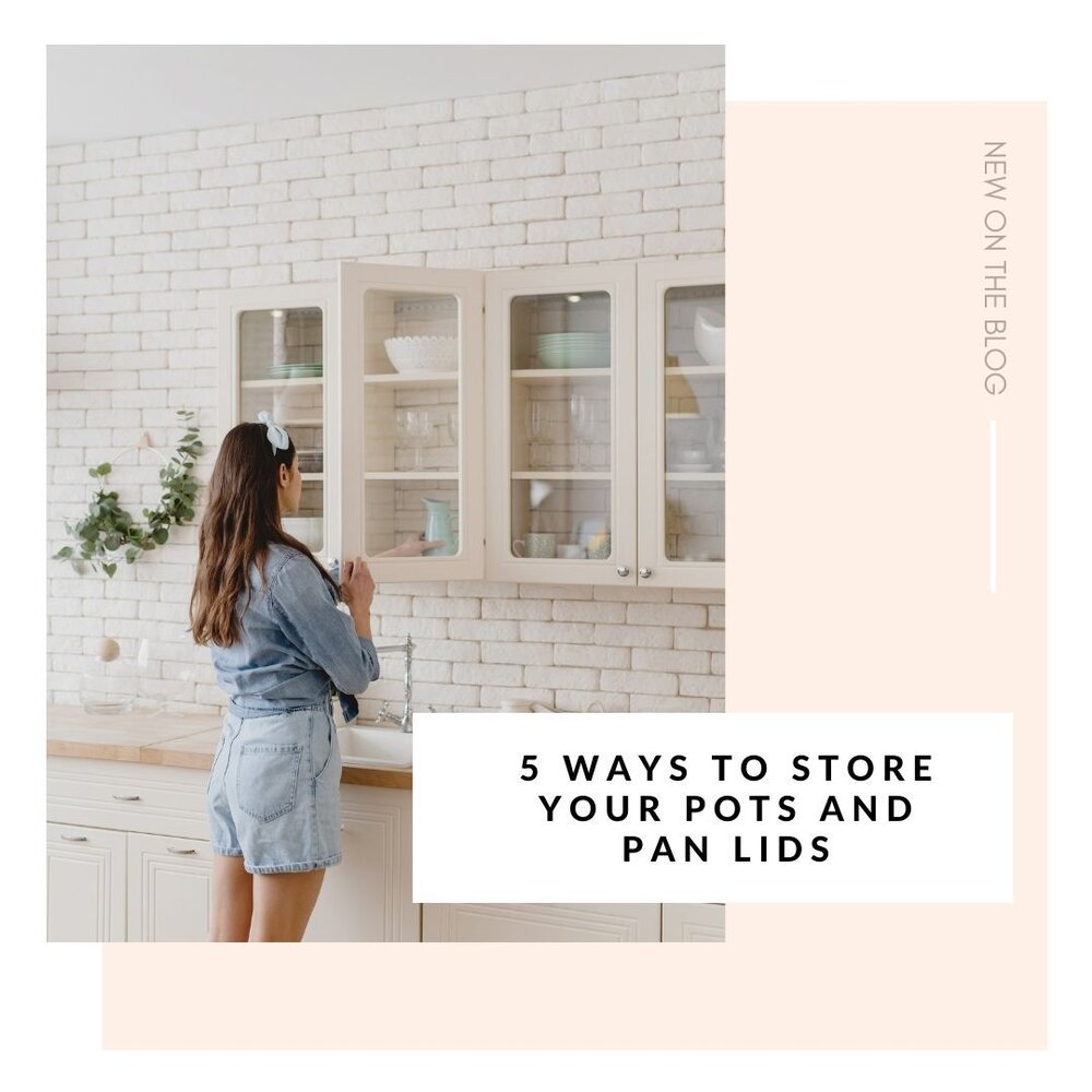 5 Ways to Store Your Pots and Pan Lids