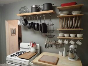 Add Open Cabinet Shelves