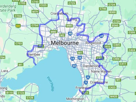 Ducks in a Row Melbourne Map