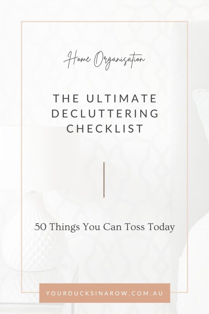 Melbourne home organising service