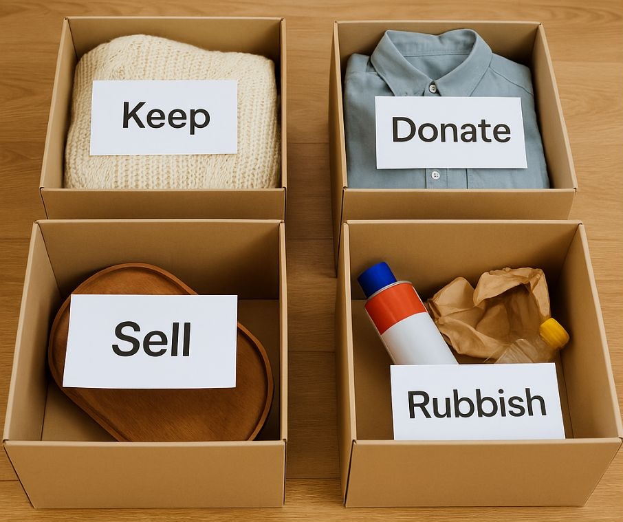 decluttering