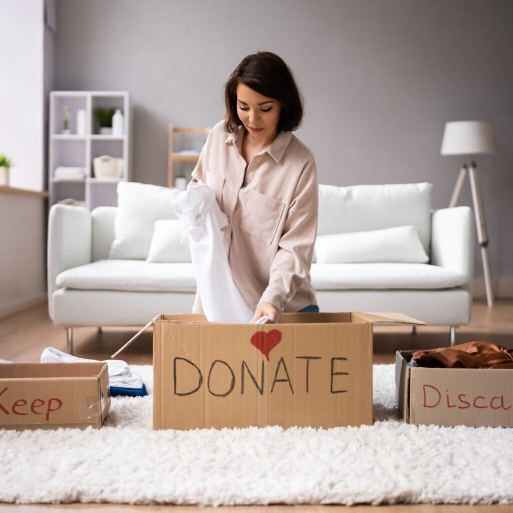 decluttering