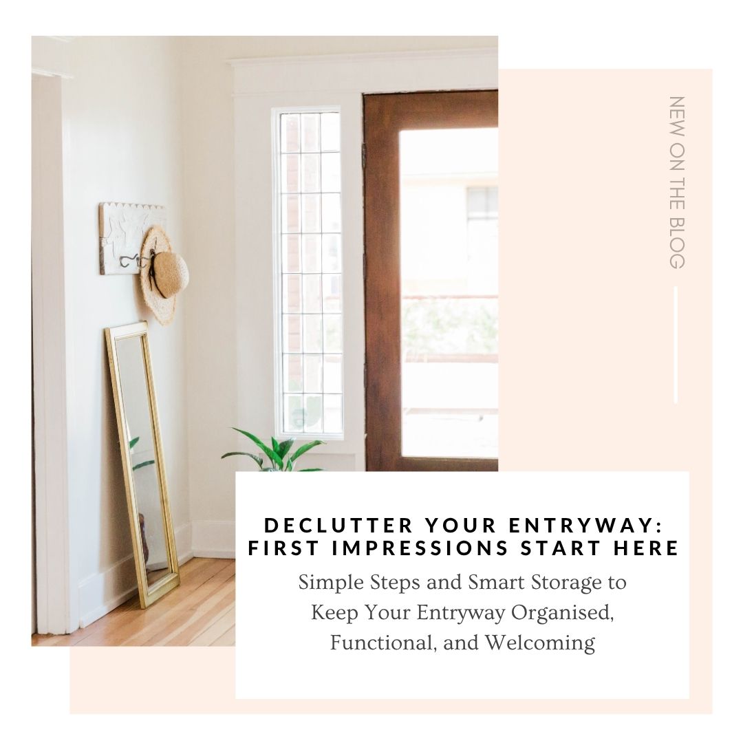 entryway decluttering