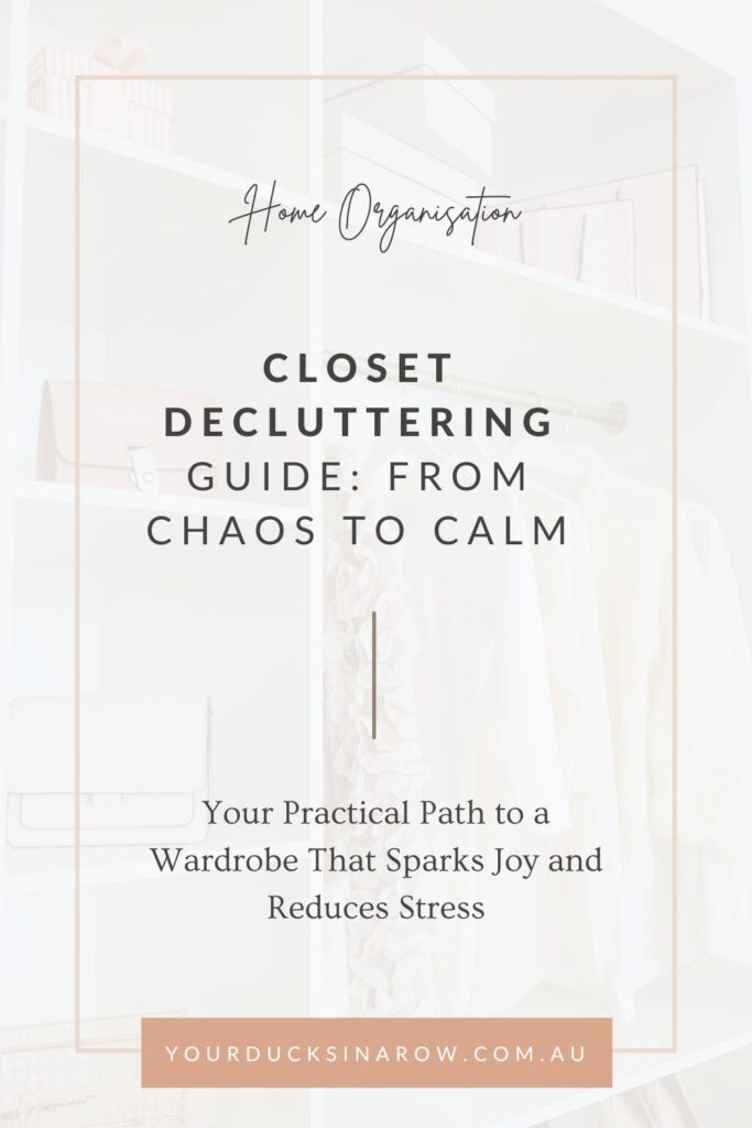 closet organising