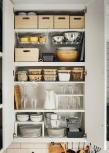 Ikea pantry organisation