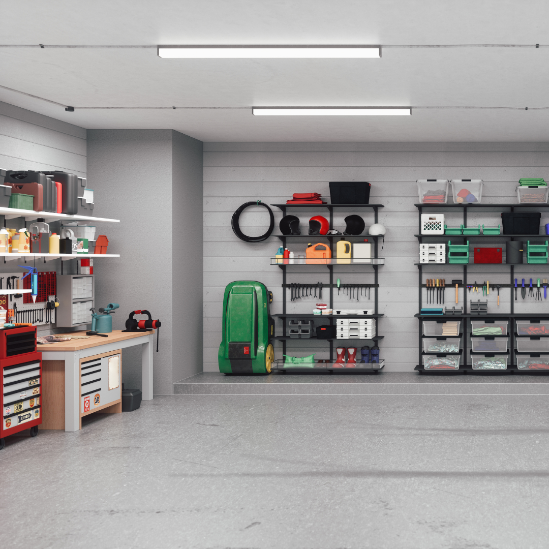 Labelled basket system that reduces decluttering mental load for busy families