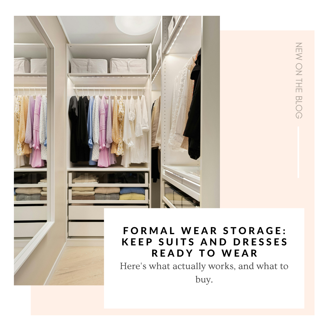 Formal Wear Storage: Keep Suits and Dresses Ready to Wear