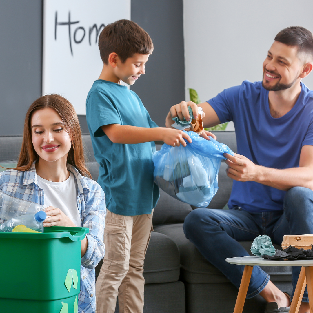 Why decluttering doesn't last — family agreeing on where items belong