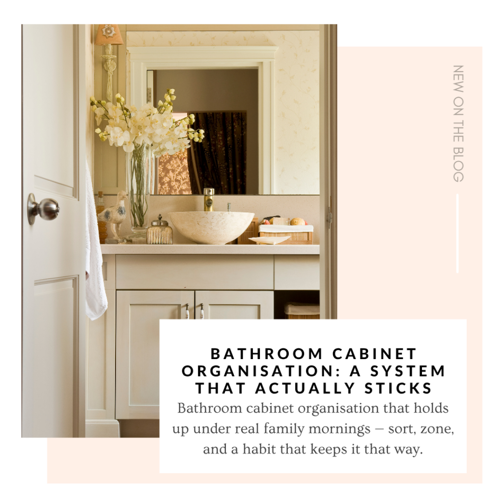 Bathroom Cabinet Organisation: A System That Actually Sticks