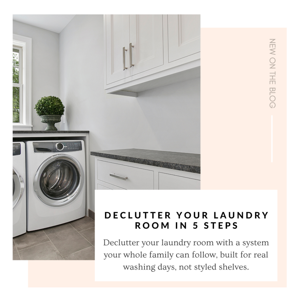 Declutter Your Laundry Room in 5 Steps