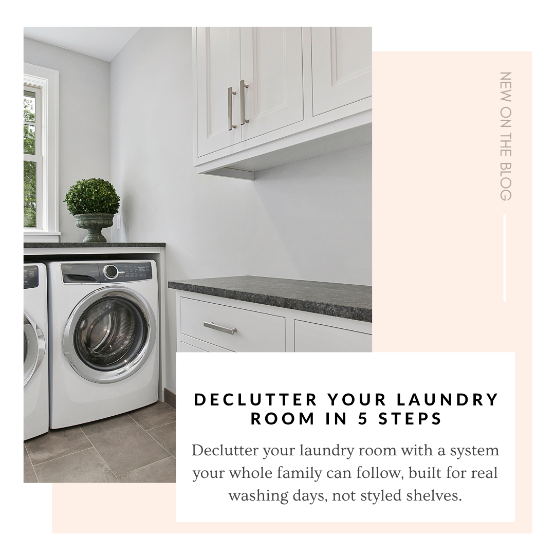 Declutter Your Laundry Room in 5 Steps