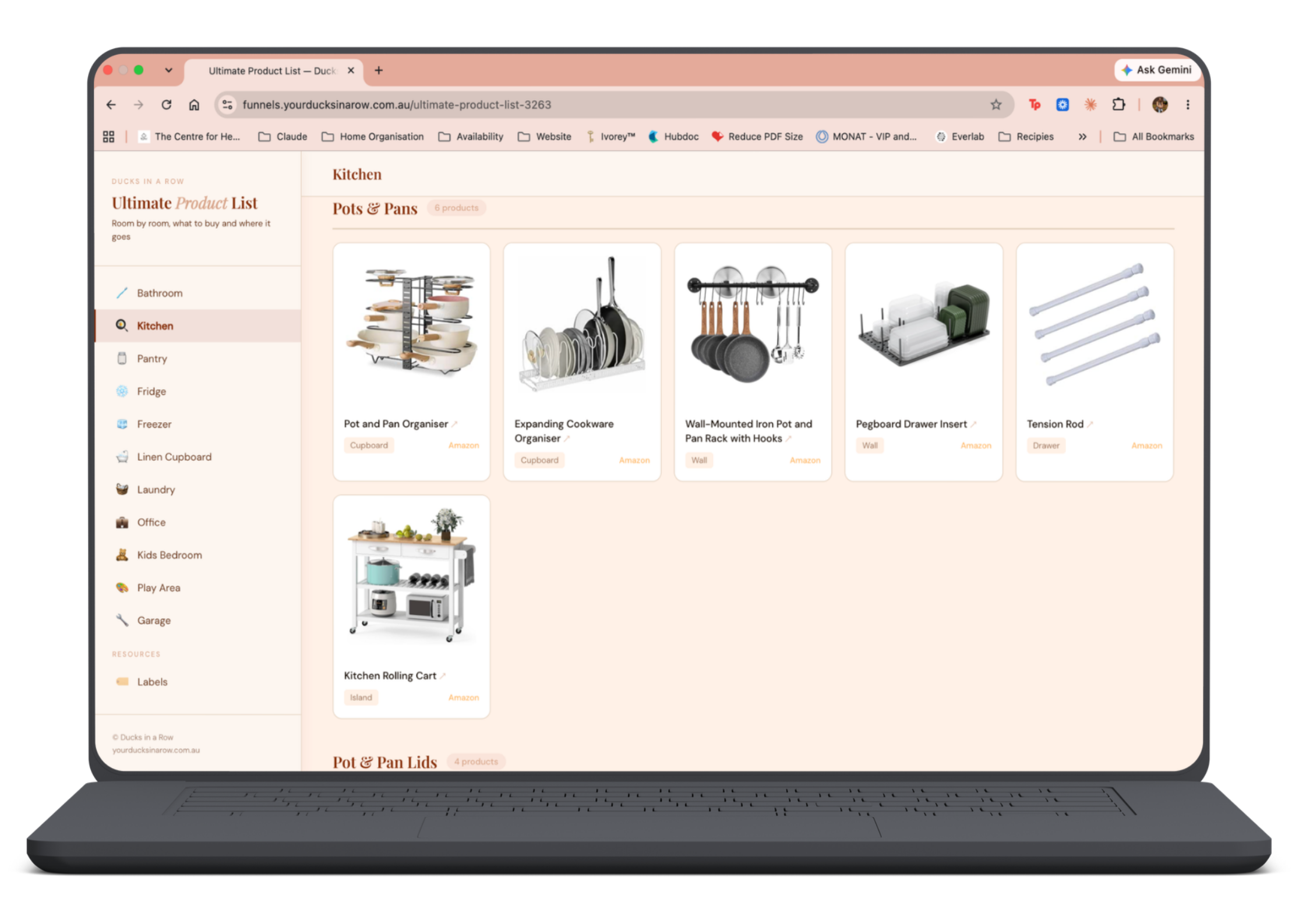 Inside the Ultimate Product List - screen 2