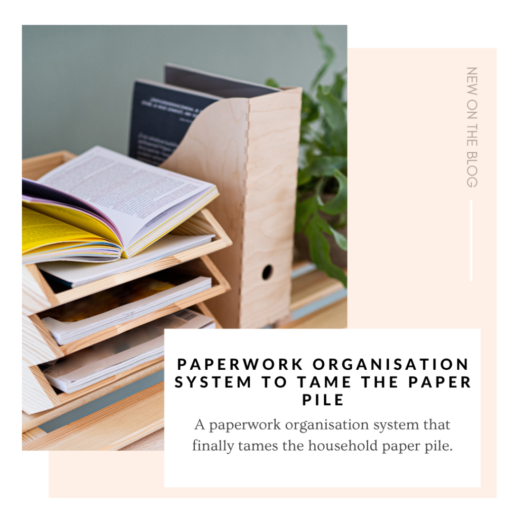 Paperwork Organisation System to Tame the Paper Pile