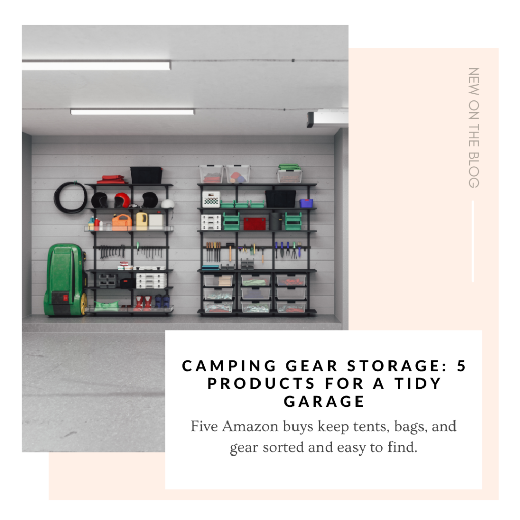 Camping Gear Storage: 5 Products for a Tidy Garage