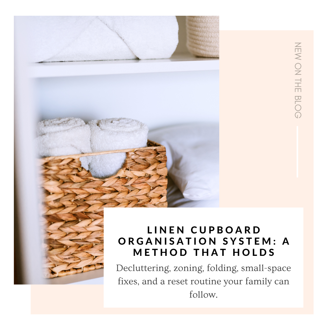 Linen Cupboard Organisation System: A Method That Holds