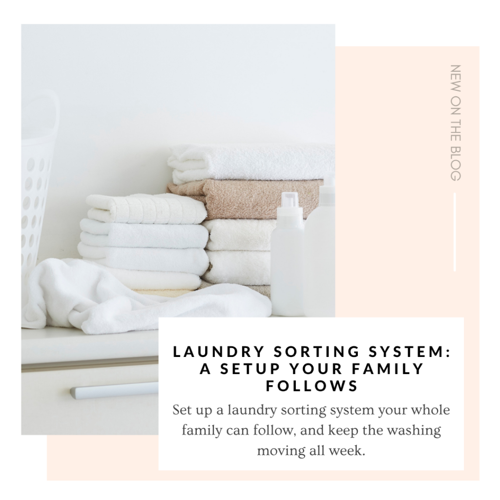 Laundry Sorting System: A Setup Your Family Follows