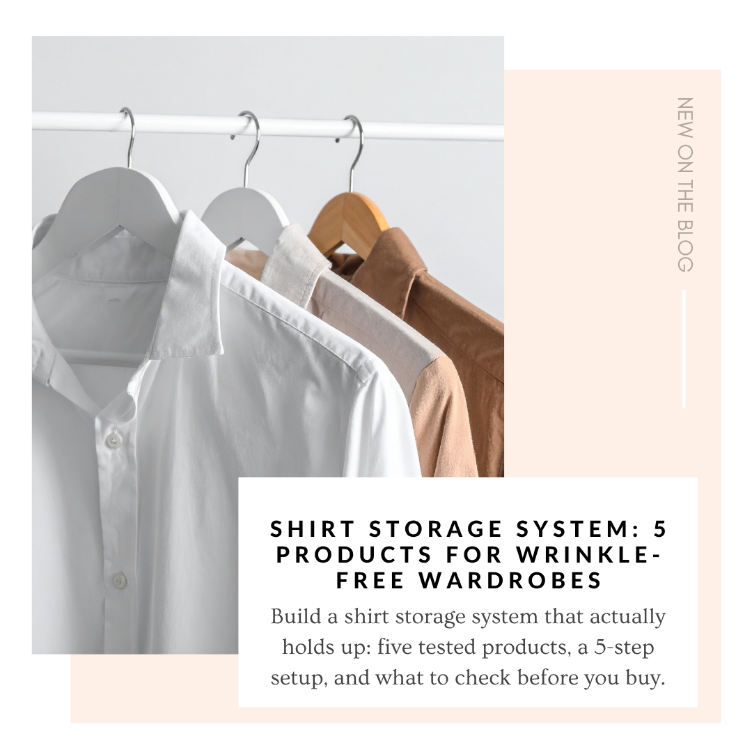 Shirt Storage System: 5 Products for Wrinkle-Free Wardrobes
