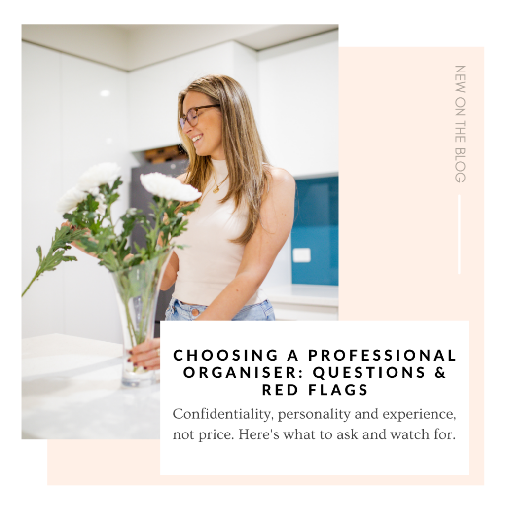 Choosing a Professional Organiser: Questions & Red Flags