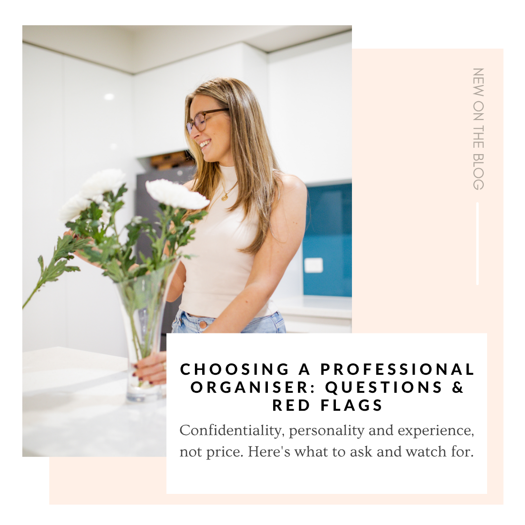 Choosing a Professional Organiser: Questions & Red Flags